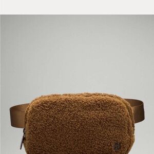 Lululemon Gold Sherpa Belt Bag